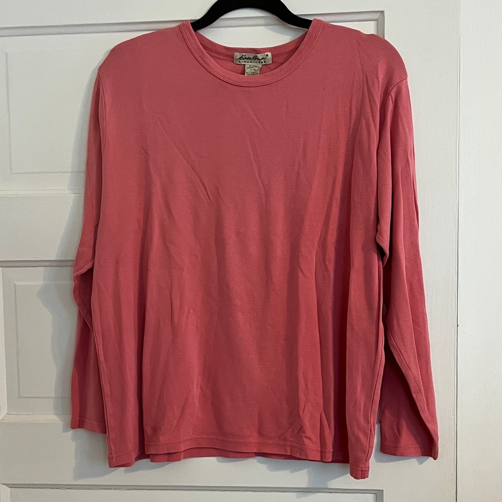 Eddie Bauer Pink Long Sleeve Tee